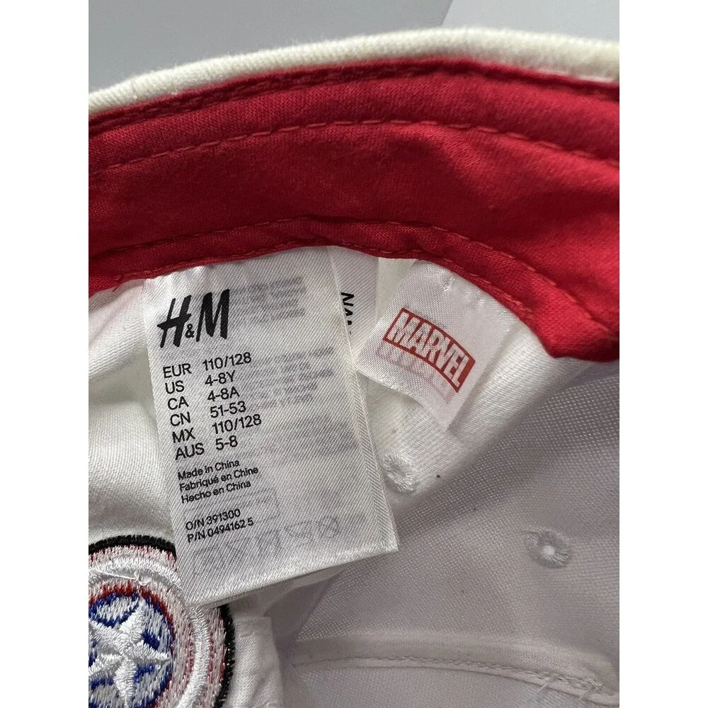 Vintage BOYS  CAPTAIN AMERICA H&M BASEBALL HAT